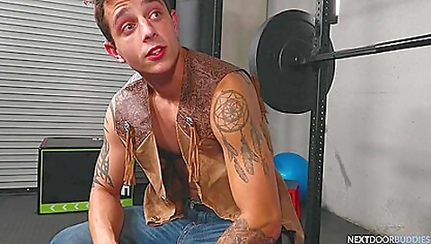 Hunk Cowboy Gives It To Sexy Muscle Jock Gladiator - Teaser Video